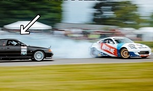Nissan Skyline R32 GT-R Races 600-HP 2JZ-Swapped 350Z, Can't Catch Up in the Bends