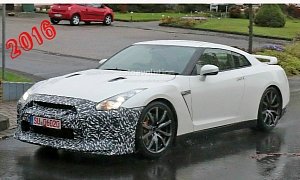 Nissan Spied Testing Last Facelift for Current GT-R Generation: 2016 <span>· Updated</span>