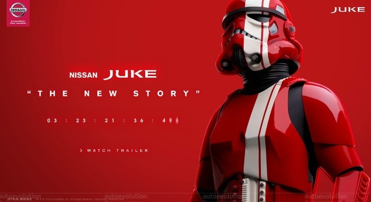 Nissan Juke Star Wars Edition teasers