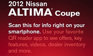 Nissan to Launch QR Codes Starting 2012