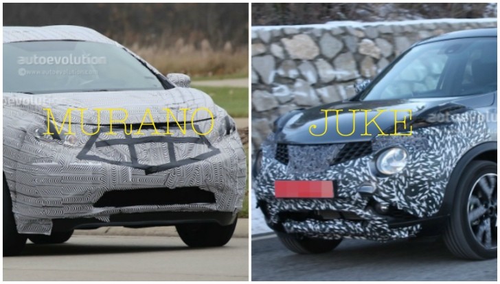 2015 Nissan Murano and Juke