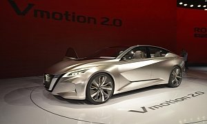Nissan Vmotion 2.0 Concept Changes Its Shape when Driven in Autonomous Mode