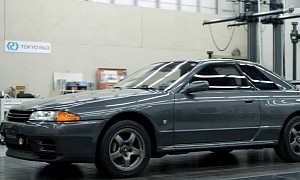 Nissan's Electrified R32 GT-R Is One Way for Godzilla to Time-Travel