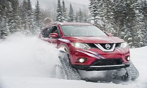 Nissan’s Rogue Warrior Comes with Heavy-Duty Snow Tracks