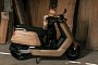 NIU Electric Moped Gets an Extreme Makeover, Flaunts a Wooden Body With Brass Finish