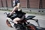No Better Way to Advertise the KTM RC390 Than Having a Babe Riding It