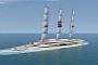 No Emissions Superyacht Concept ‘Norway’ Features Giant Solar Cell Sails