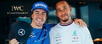 No Hard Feelings - Fernando Alonso Picks Up the Autographed Cap From Lewis Hamilton