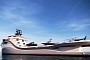 “No Limits” Protean 95 Shadow Yacht, for When a Superyacht Alone Won’t Cut It