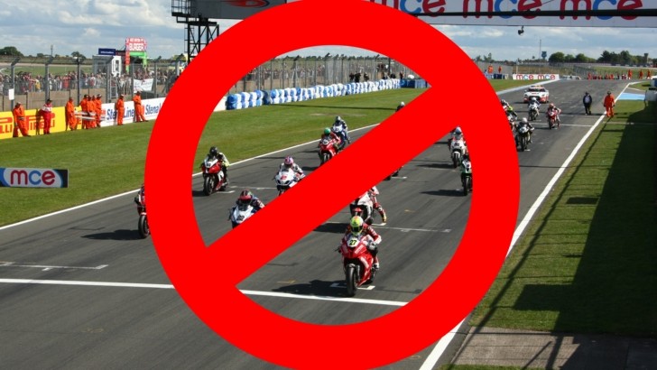 BSB action at Donington Park, but no MotoGP round un 2015