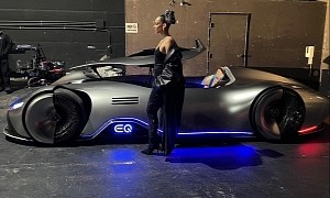 "No One" Makes a Better Pair Than Alicia Keys and the Mercedes Vision EQ Silver Arrow