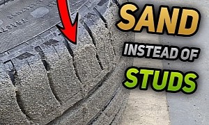 No Winter Tires? No Worries! Just Glue Sand Over the Summer Ones, Say Russian Mechanics