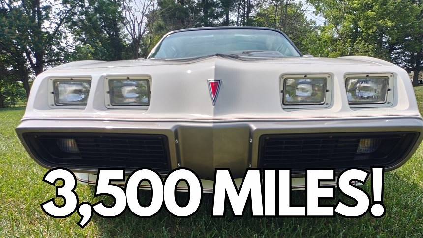 The Trans Am has an incredible mileage
