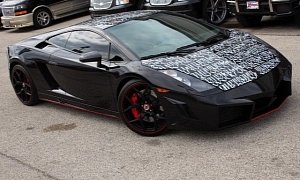 Nobody Wants Chris Brown’s Lamborghini Gallardo Wrapped with Tupac Lyrics