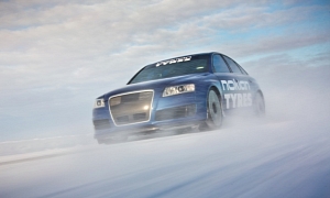 Nokian Tyres Sets New Ice Speed Record with Audi RS6