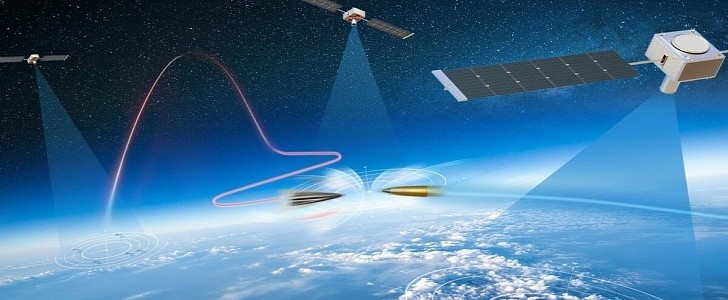 Illustration of HBTSS satellites