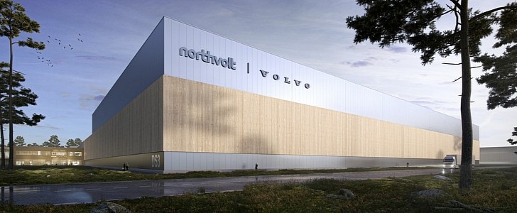 Volvo and Northvolt battery factory in Gothenburg will be like this in 2025.