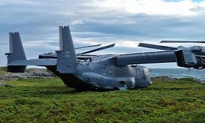 Norway Will Try to Recover an USAF CV-22 Osprey That’s Been Stuck on a Nature Reserve