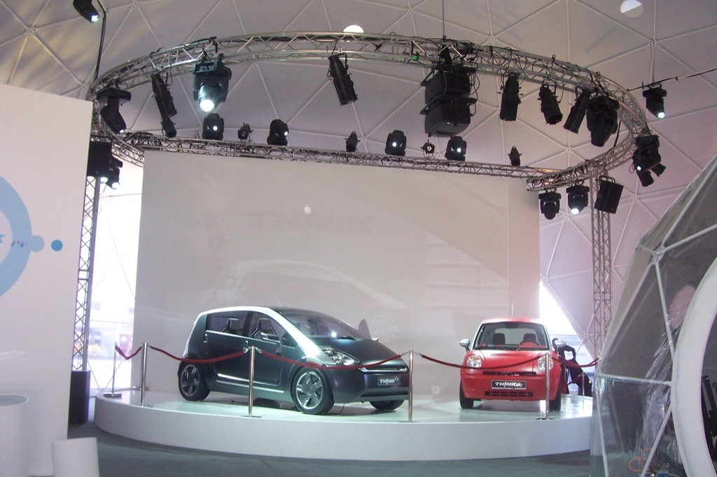 Think's booth at the Geneva Motor Show