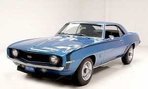 Not Completely Numbers Matching, but 100 Percent Attractive '69 Le Mans Blue Camaro SS