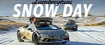 Not One but Two Lamborghini Huracan Sterrato Meet Utah's Final Frontier: Snow!