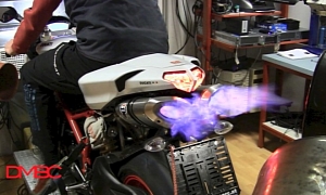 Not Remapping Your Ducati for Termignoni Silencers Makes a Flamethrower