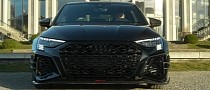Nothing Friendly About This Darth Vader-Looking ABT 2023 Audi RS3-R in Its Ultimate Form