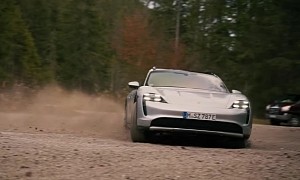 Novitec Group Takes the Porsche Taycan 4S Cross Turismo Drifting in the Dirt