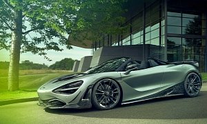 Novitec McLaren 720S Spider Is All About the Exposed Carbon Fiber, More Power