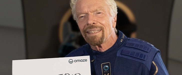 Richard Branson offers two spots on a 2022 flight to space for free, as part of Omaze raffle