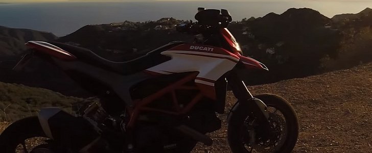 This Hypermotard SP looks cool, but has a sad story
