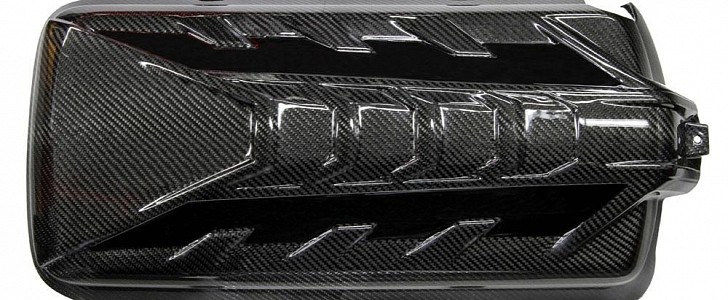 Nowicki Autosport C8 Chevrolet Corvette carbon fiber engine cover
