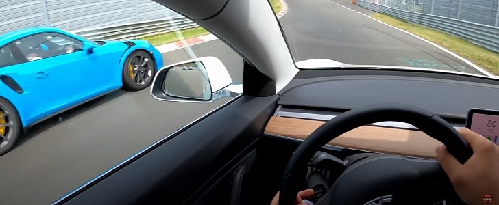 Tesla Model 3 on the Nurburgring