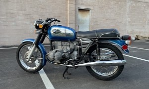 Numbers-Matching 1973 BMW R75/5 Is Seeking Shelter at No Reserve