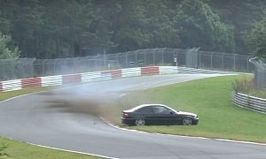 Nurburgring BMW Spin Sees 3 Series Coupe Sliding Like It's On Rails