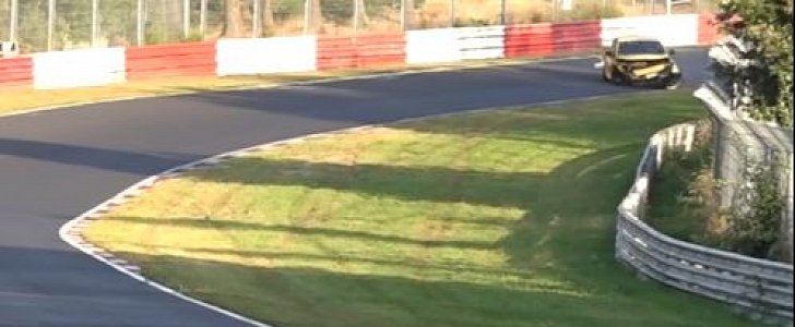 Megane RS Nurburgring crash