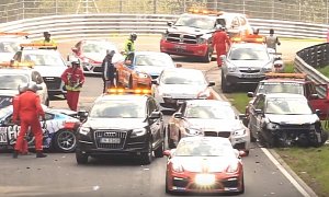 Nurburgring Oil Spill Causes Crash Chaos, Racing Turns Demolition Derby