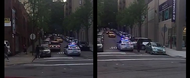 New York Police vs. Range Rover