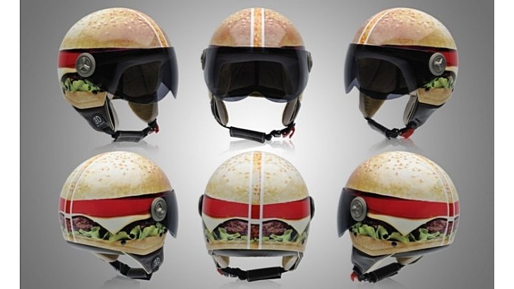 NZI Shows Burger Helmet