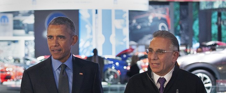 President Obama With NAIAS Chairman Paul Sabatini