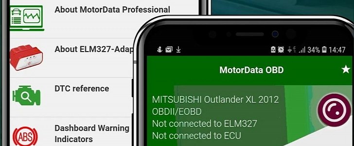 MotorData OBD Android app