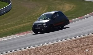 Odd Fiat 500 "3-Wheeler" Spotted Lapping the Nurburgring with 20 HP Engine