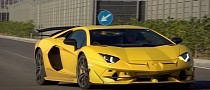 Odd Lamborghini Aventador Spotted Testing Without a Single Badge