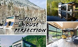 Off-Grid Floating Chalet With Clever Design Is a Slice of Heaven