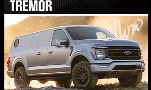 Off-Road Ford Econoline Tremor Imagines an F-150 Adapting to E-Series #Vanlife