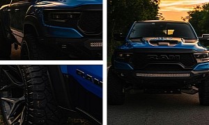 Off-Road-Ready Ram 1500 TRX Brags About Its New Wheels, Gets Lost in the Urban Jungle