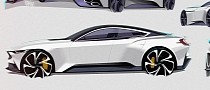Official 2024 Ford Mustang Ideation Sketch Bonanza Reveals Potential Four-Door Sedan