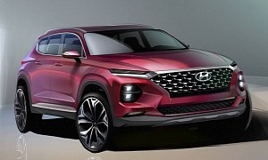 Official Design Sketches Preview Good-looking 2019 Hyundai Santa Fe