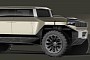 Official GMC Hummer EV Ideation Sketch Teleports the Hummer H1 Into the Future