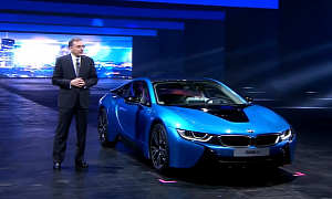 Official Presentation of the BMW i8 at Frankfurt 2013